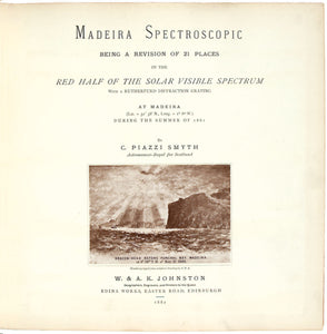 Madeira Spectroscopic being a Revision of 21 Places in the Red