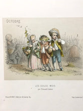 Load image into Gallery viewer, MONTHS OF THE YEAR - LIÈVRE, Édouard (illustrator). Les Douze Mois, etc. [Twelve Months].