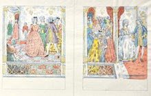 Load image into Gallery viewer, JONES, Harold (illustrator). [Kathleen LINES (editor)]. Original pen, ink, and watercolour illustrations for "Cinderella".